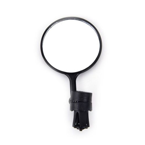 1 Pièces Flexible Réglable Sûr Rétroviseur Universel Vélo Vélo Guidon Vue Arrière Verre Livraison Directe Noir