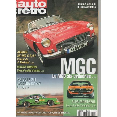 Auto Retro N° 243 : La Mgb Six Cylindres