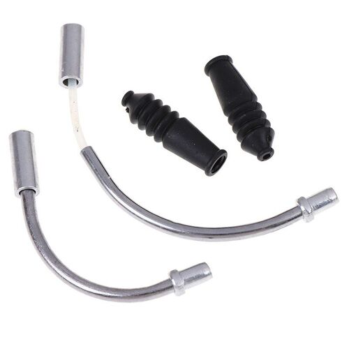 Vélo Chaud Vélo V Câble De Frein Guide Tuyau Tube Tuyau Accessoires Avec Couvercle En Caoutchouc