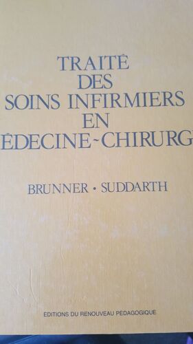 Traite De Soins Infirmiers En Medecine Chirurgie
