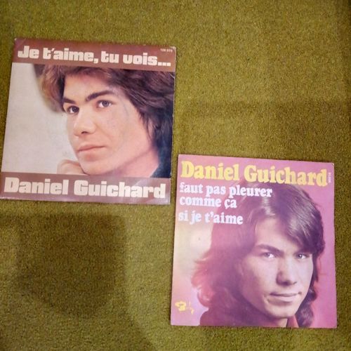 Lot De Deux 45 Tours Daniel Guichard