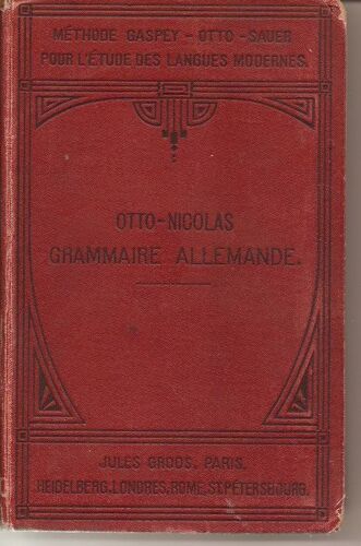 Nouvelle Grammaire Allemande