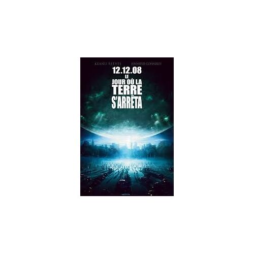 Le Jour Où La Terre S'arrêta - The Day The Earth Stood Stil - Keanu Reeves - Scott Derrickson - 2008 - Affiche De Cinéma Pliée 120x160 Cm