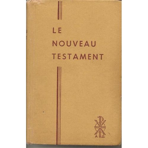Le Nouveau Testament