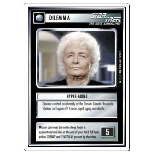 Trading Card Star Trek The Next Generation Hyper-Aging
