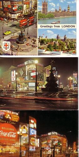 Piccadilly Circus , Lot De 3 Cartes Des Années 70