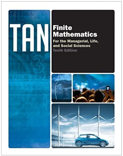 Bundle: Finite Mathematics For The Managerial, Life, And Social Sciences, 10th + Webassign - Start Smart Guide For Students + Webassign Printed Access ... And Social Sciences, 10th Edition, Single-T
