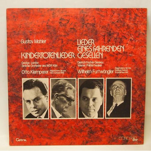 Kindertotenlieder - Lieder Eines Fahrenden Gesellen