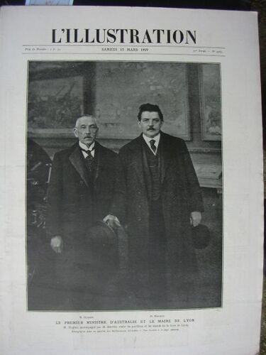L'illustration N° 3967 Du 15/03/1919 Fr Australie Maréchal Foch 12 P Venise Ruellan Art Cinématographique