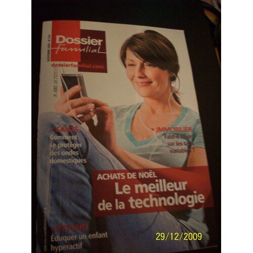 Dossier Familial   N° 418 : Achat De Noel Le Meilleur De La Technologie