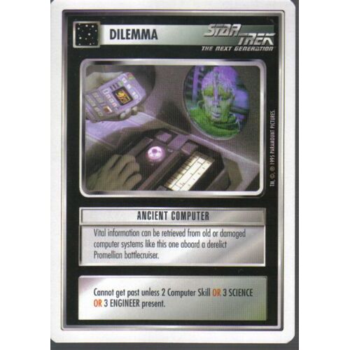 Trading Card Star Trek The Next Generation Ancient Computer