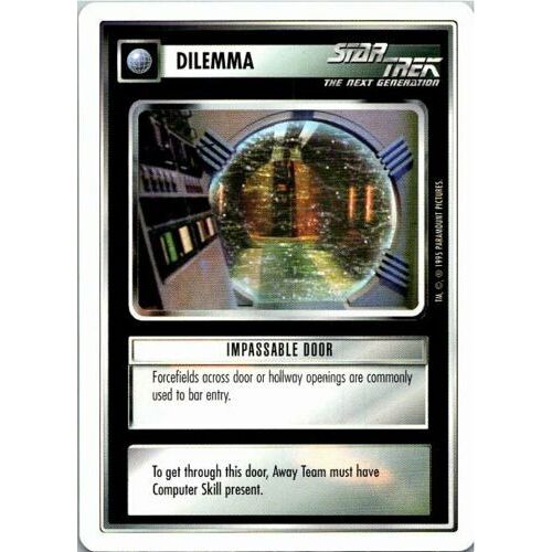 Trading Card Star Trek The Next Generation Impassable Door
