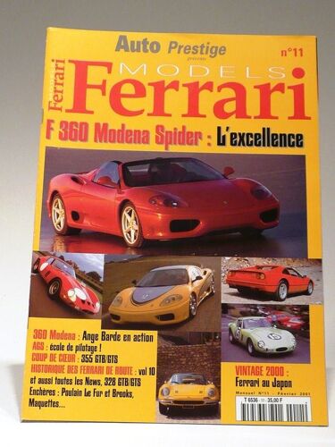Auto Prestige N° 11 : F 360 Modena Spider