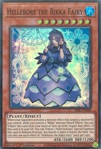 Yugioh! Hellébore La Féé Rikka (Sesl-Fr020)