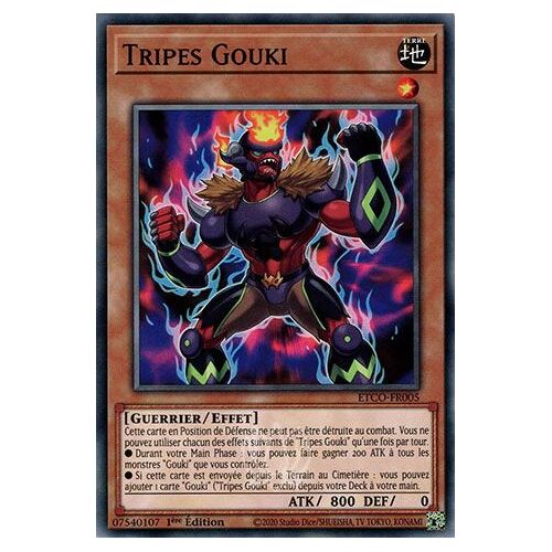 Carte Yu-Gi-Oh Etco-Fr005 Tripes Gouki Fr