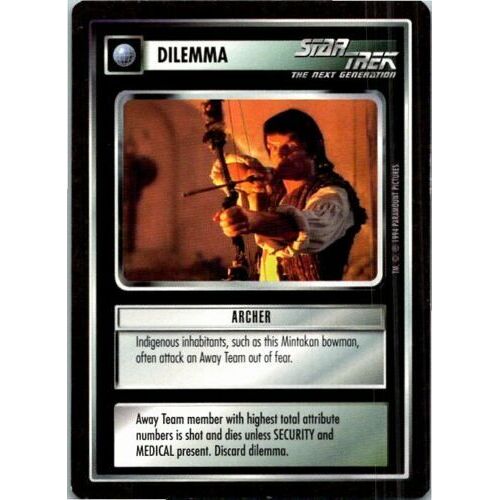 Trading Card Star Trek The Next Generation Archer
