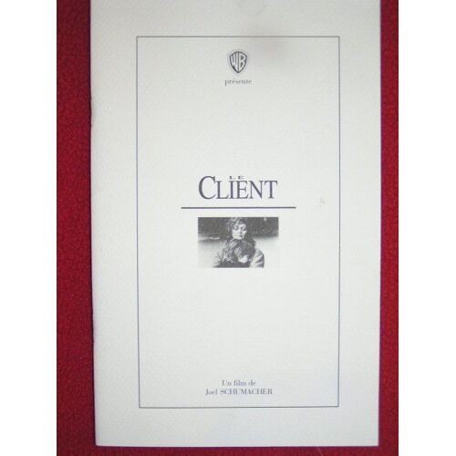 Le Client - Dossier De Presse   N° 1 : Susan Sarandon - Tommy Lee Jones - 1994