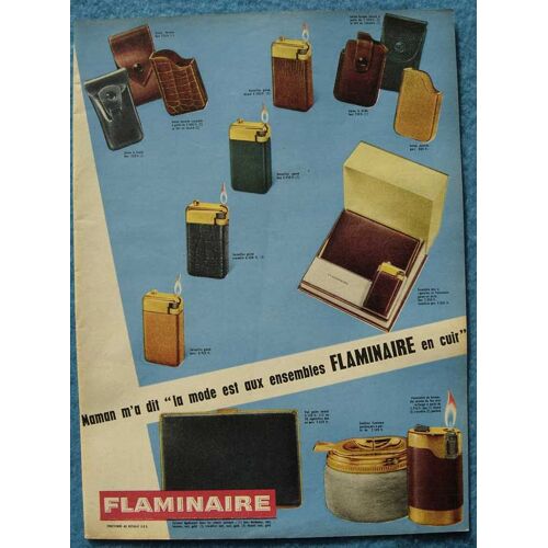 Publicité Papier - Briquet Flaminaire De 1957