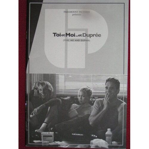 Toi Et Moi... Et Duprée - Dossier De Presse   N° 1 : Owen Wilson - Kate Hudson - Matt Dillon - 2006