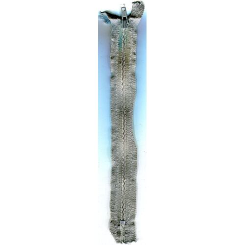 Fermeture Eclair - A Glissière - Gris - 19 Cm