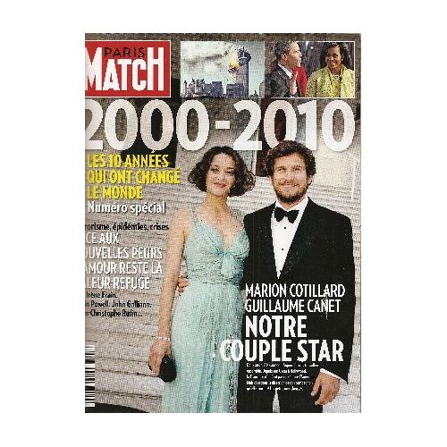 Paris Match   N° 3162 : 2000 / 2010: Les 10 Années Qui Ont Changées Le Monde / Francis Ford Coppola (3p) / Nicolas Sarkozy , Spécial Copenhague (8p) / Carla Bruni (5p) / Victoria Silvstedt (6p)