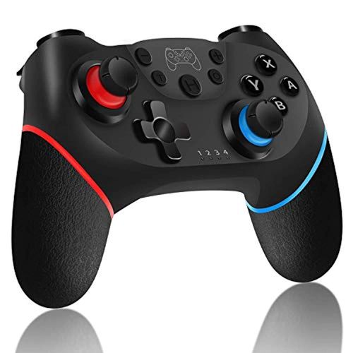 Manette Sans Fil Pour Nintendo Switch, Regemoudal Bluetooth Manette Switch Pro, Switch Controller Avec Batterie Rechargeable/Turbo/6-Axis Gyro/Double Moteur Pour Switch Lite Et Pc