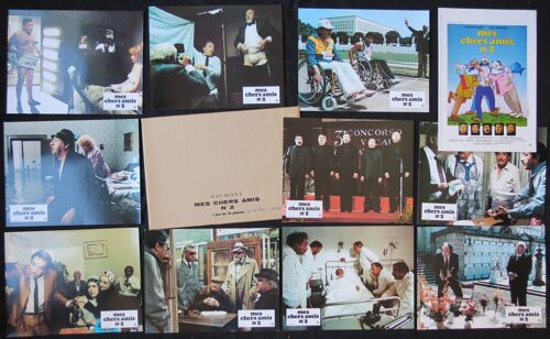 Mes Chers Amis N?2 - 10 Photos D'exploitation De Cin?ma 21x27 Cm + Livret 11 Pages - De Mario Monicelli Avec Ugo Tognazzi, Gastone Moschin, Adolfo Celi , Philippe Noiret - Film 1982