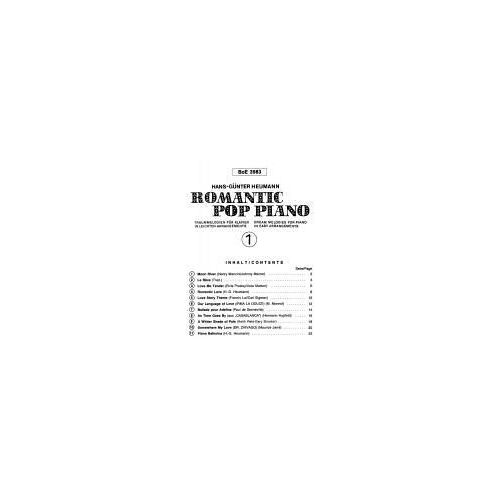 Heumann, H: Romantic Pop Piano 1