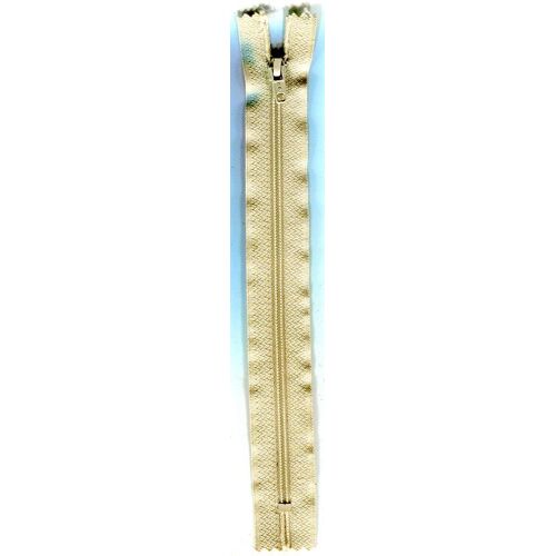 Fermeture Eclair - A Glissière - Blanc Cassé - 17 Cm