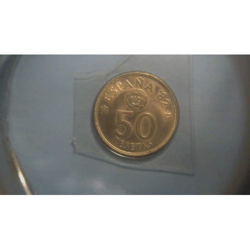 Espagne,50 Pesetas 1980 Coupe Du Monde