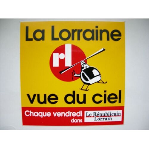 Autocollant La Lorraine Vue Du Ciel