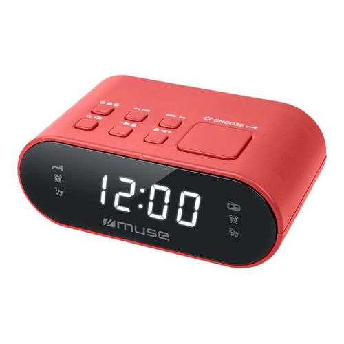 Muse M-10 RED - Radio-réveil - rouge