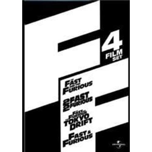 Fast And Furious 1-4 Boxset(The Fast And The Furious) (4 Disc Set)