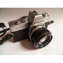 Appareil photo argentique MINOLTA SRT100X avec objectif MC ROKKOR-PF 58mm