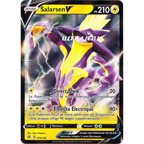 Pokémon - 70/192 - Salarsen-V - Eb02 - Epée Et Bouclier - Clash Des Rebelles - Ultra Rare