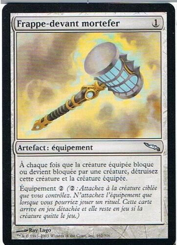 Frappe-Devant Mortefer  - Magic Mtg - Mirrodin 162 - U