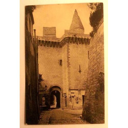 Carte Postale Ancienne Indre Et Loire Loches Porche D Entree Du Chateau