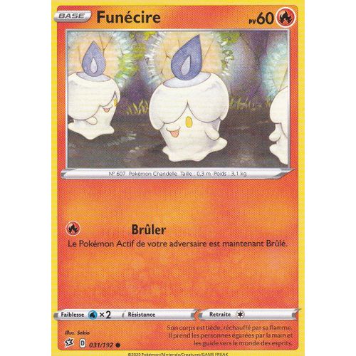 Carte Pokemon - Funecire - 031/192 - Épée Et Bouclier 2 Clash Des Rebelles