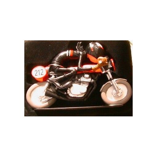 Figurine Joe Bar Team Chris Cramler – Moto Honda 125 SL – 1/18 Résine, VENTS D'OUEST
