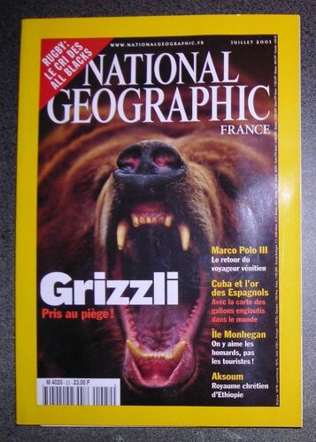 National Geographic France   N° 22 : Grizzli Pris Au Piège!
