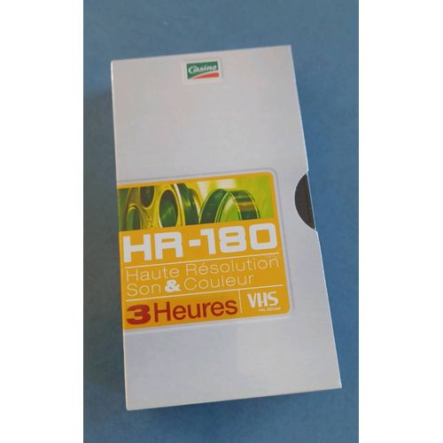 Cassette VHS 180 mns