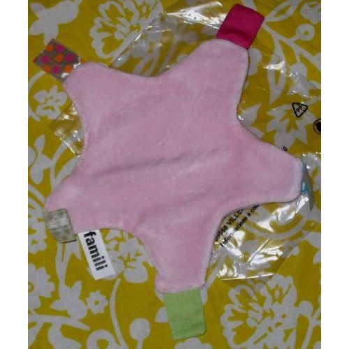 Doudou Étoile Rose Famili