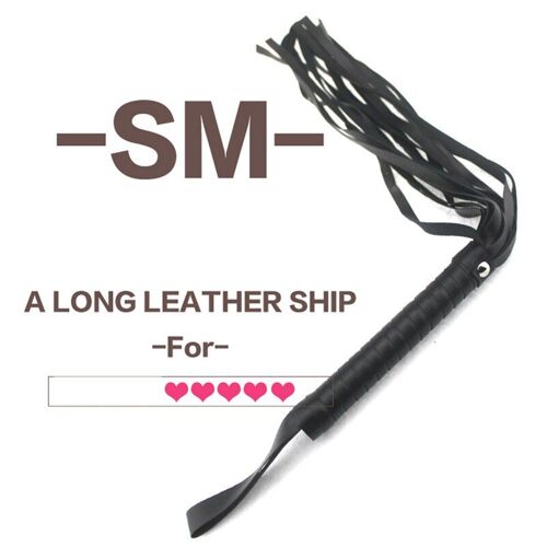 Fouet Sexy Bdsm En Cuir Pu 56cm, Jouets Sexuels, Boutique De Jeux Pour Adultes, Produits Sexuels Pour Couples Et Femmes