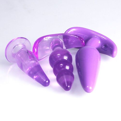 Godemichet Anal Pour Adulte, 3 Pièces, Plug Anal, Perles, Jouets Sexuels, Jeux Pour Couples