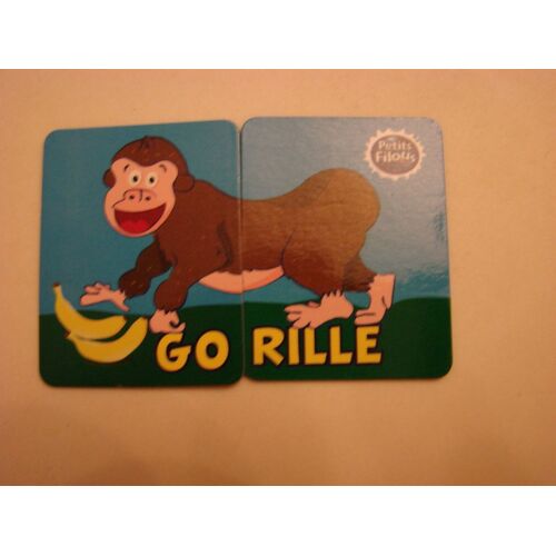 Magnet Les Animaux Le Gorille, Lot De 2, Petits Filous