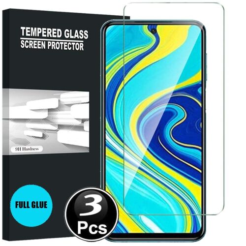 Vitre Protection Ecran Pour Xiaomi Redmi Note 9 Verre Trempé Incassable Lot De Tempered Glass