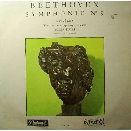 Beethoven Symphonie N°9 Avec Choeurs / Josef Krips