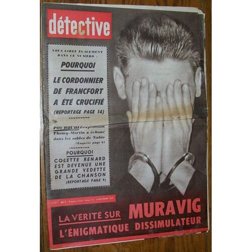 Detective N° 697 Du 06/11/1959