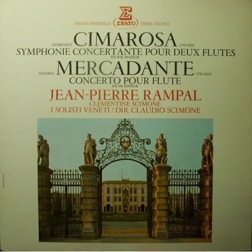 Cimarosa - Symphonie Concertante Pour Deux Flutes. Mercadante : Concerto Pour Flute