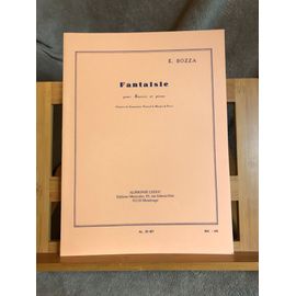 Eugène Bozza Fantaisie Pour Basson Et Piano Partition Éditions Leduc